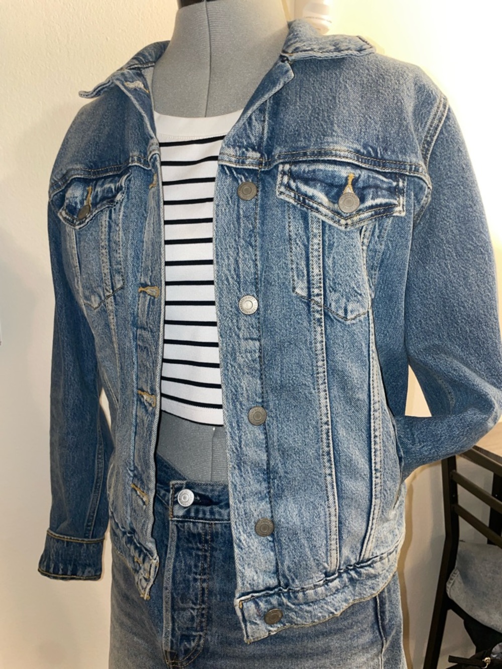 Lucky Brand Light Wash Denim Jacket - Blue